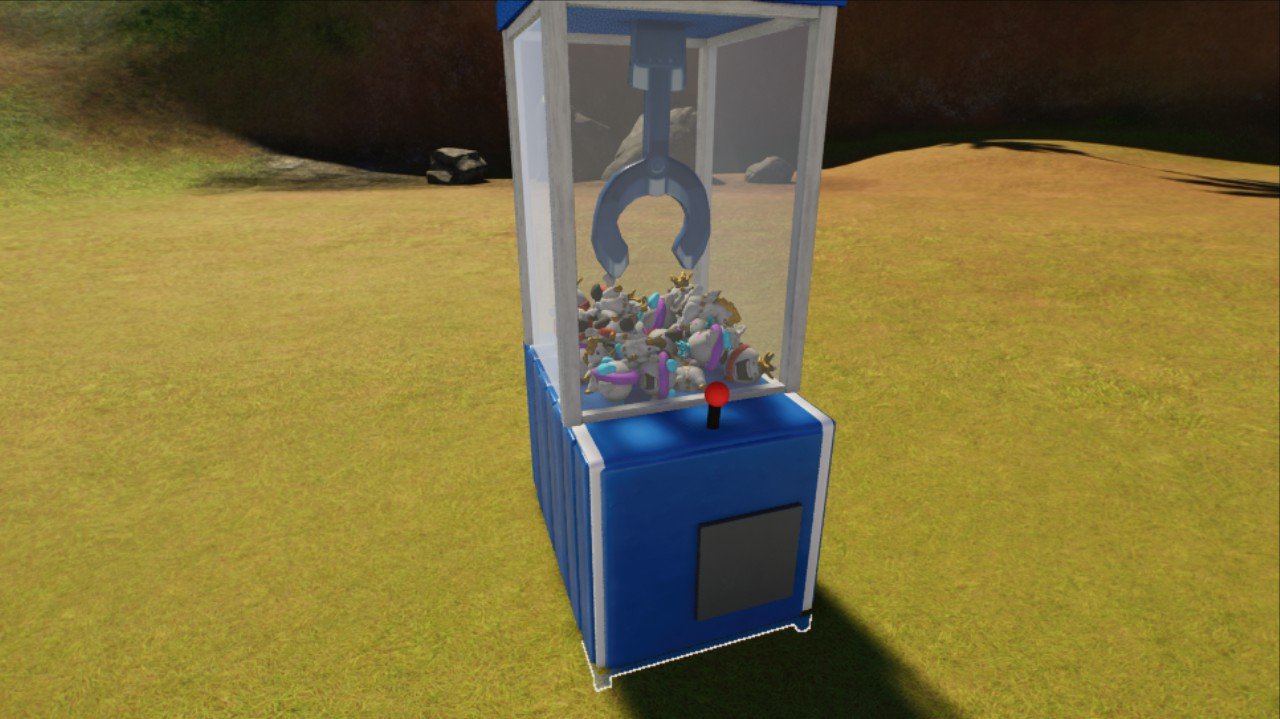 Claw Machine Shelf