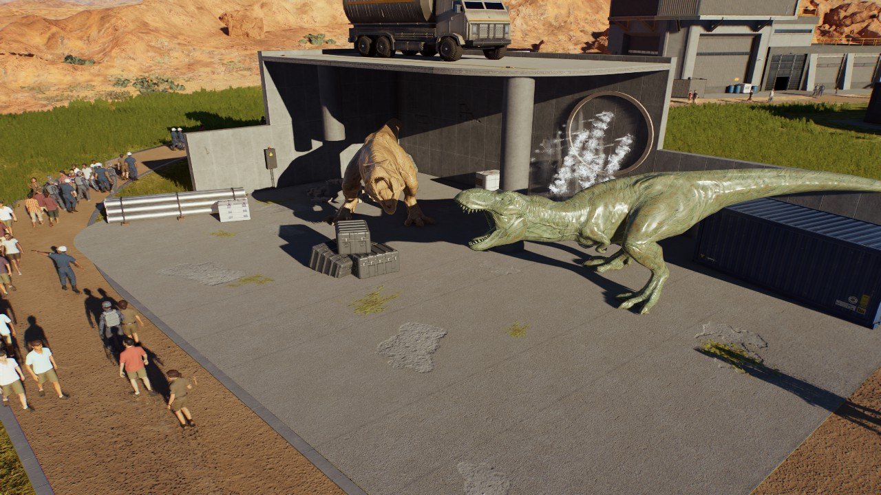 T-Rex Sewer Attack - Workshop - Jurassic World Evolution 3