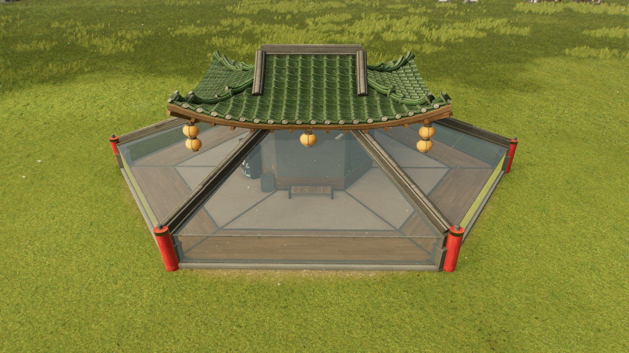 Asian viewing Dome - Workshop - Jurassic World Evolution 3