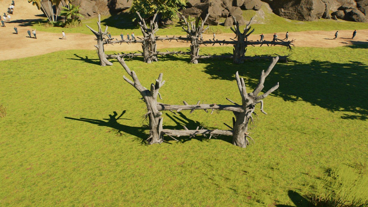Log fence