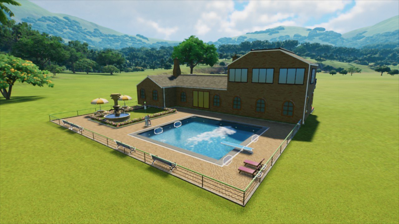 Posh house and pool