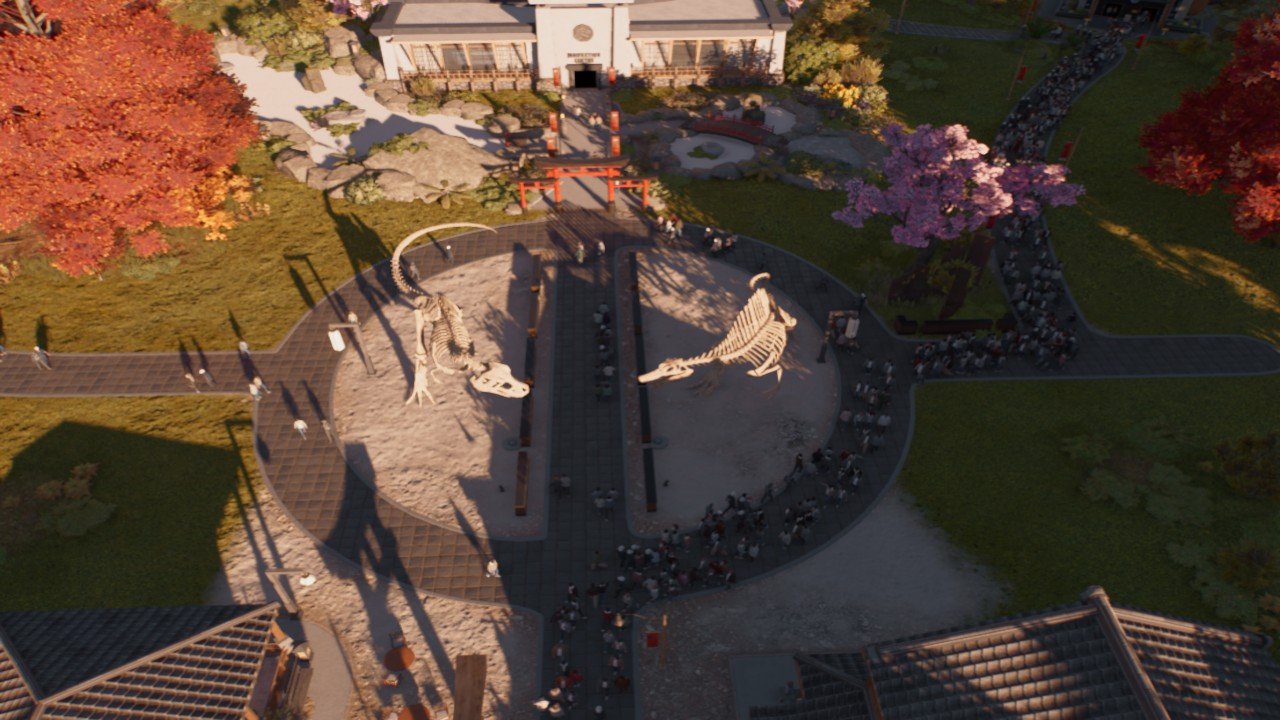 T-Rex Vs. Spino Path Decor - Workshop - Jurassic World Evolution 3