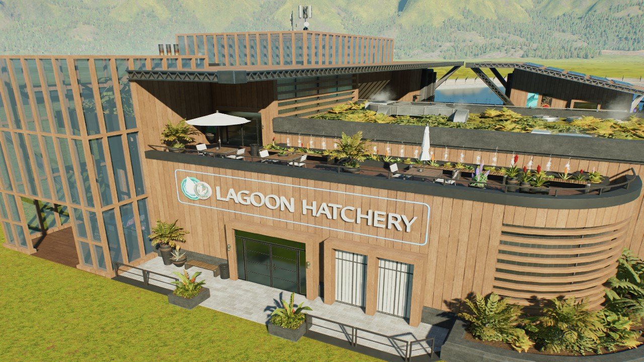 Jurassic Park Wood Collection Lagoon Hatchery