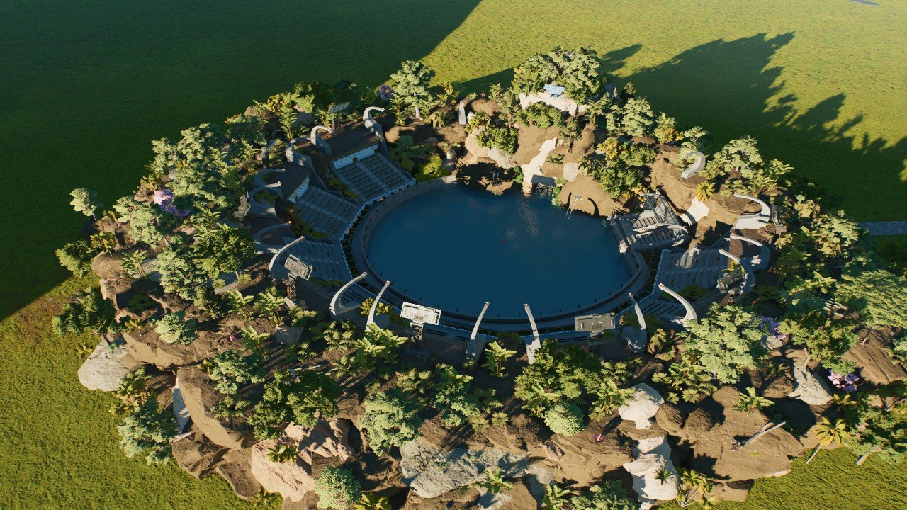 Arena fur eine Lagoon