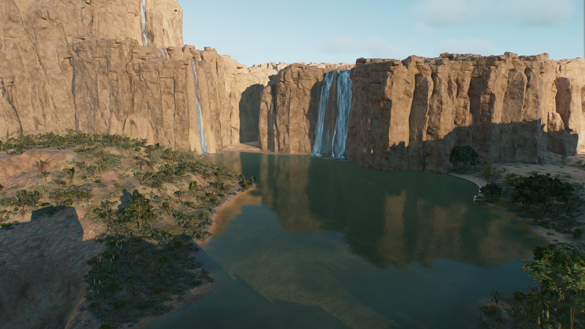 Desert with mountains and canyon - Workshop - Jurassic World Evolution 3