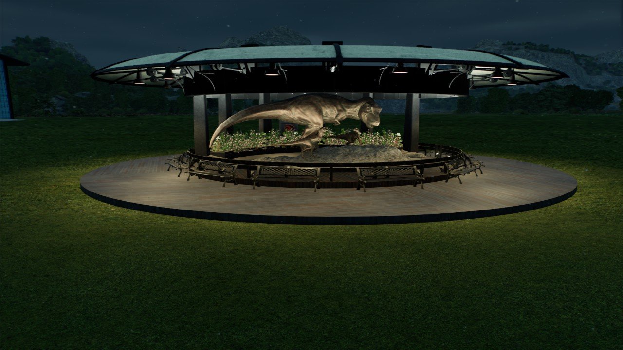 T-Rex seating area - Workshop - Jurassic World Evolution 3