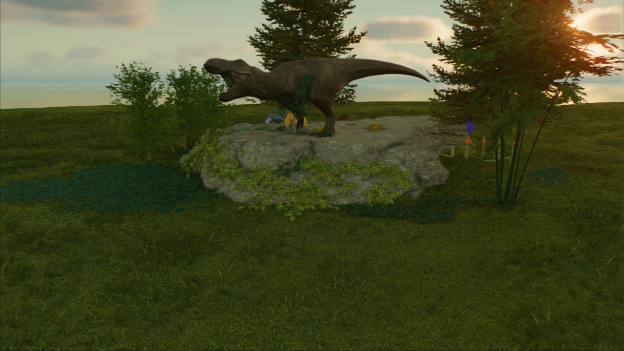 Trex statue - Workshop - Jurassic World Evolution 3