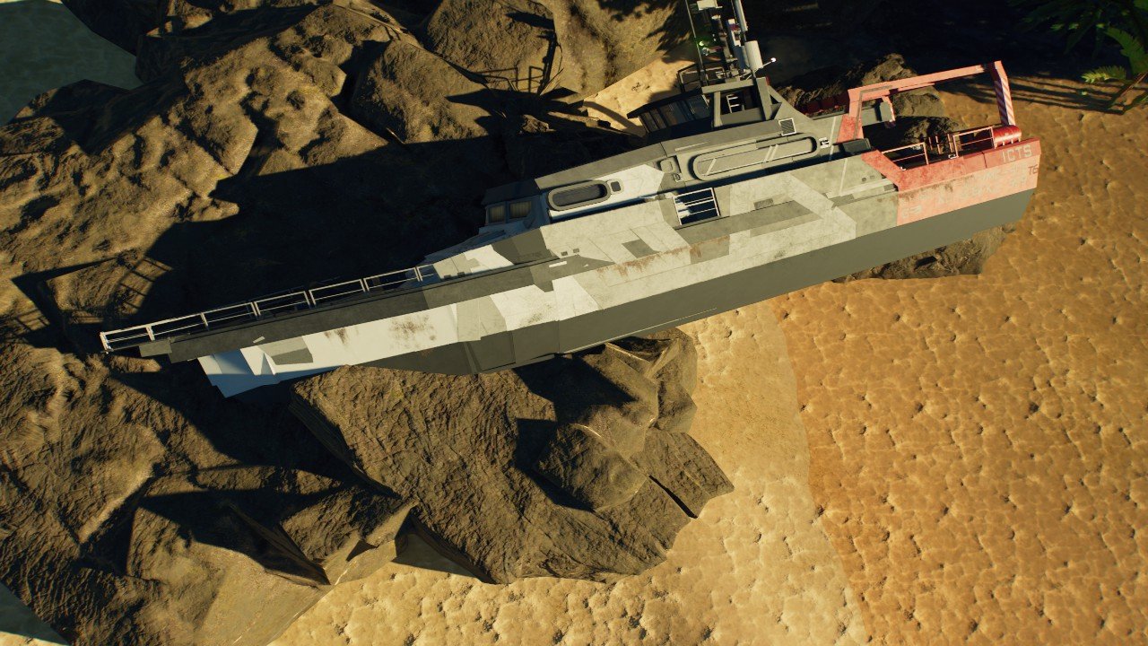 Broken Duncan Boat - Workshop - Jurassic World Evolution 3