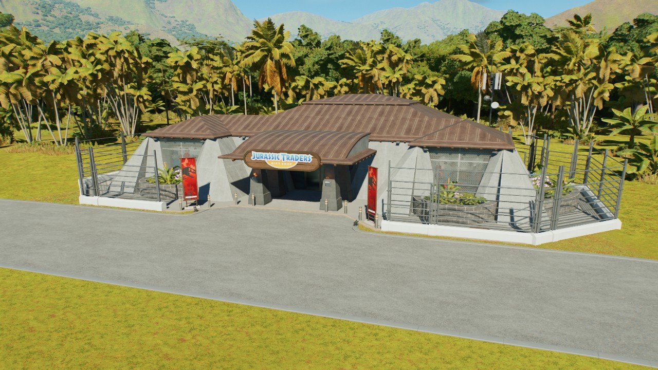 High security Jurassic park era medium shopping amenity
