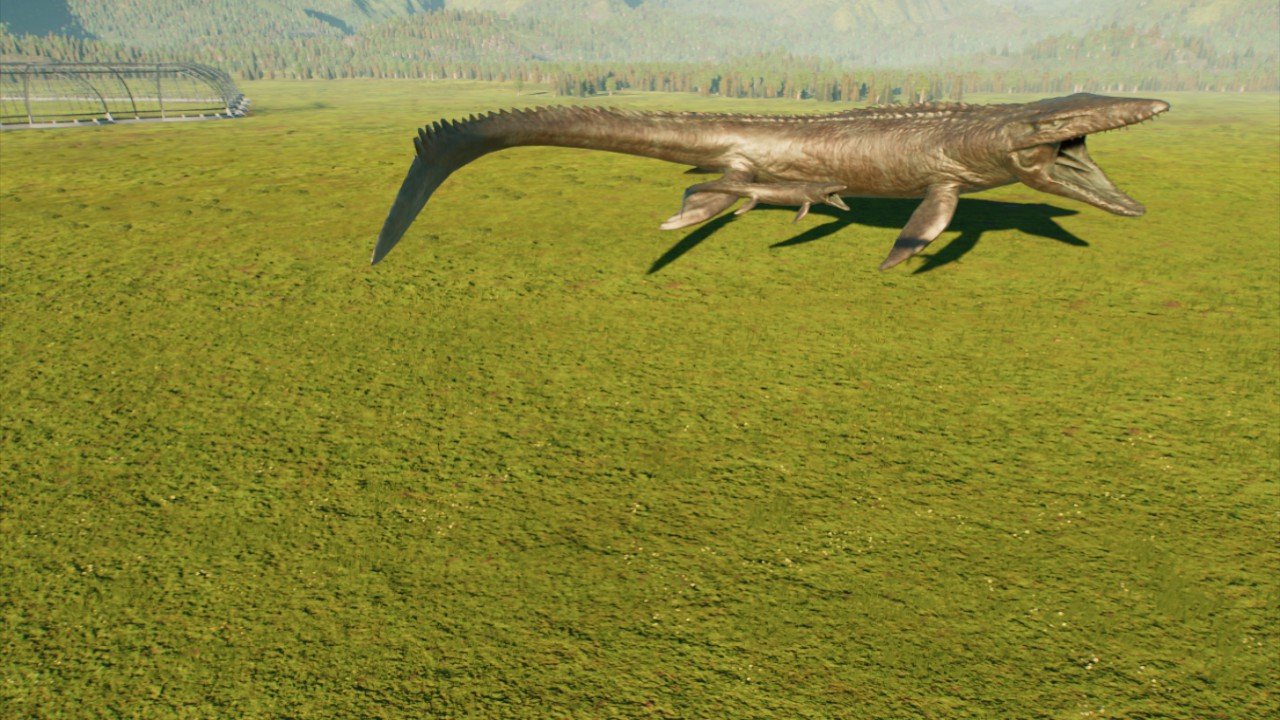 HUGE And tiny Mosasaurus statues - Workshop - Jurassic World Evolution 3