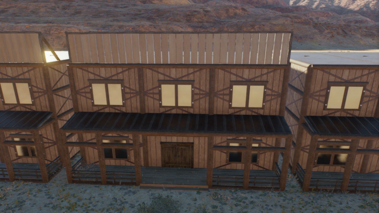 Western Building Set Medium - Workshop - Jurassic World Evolution 3