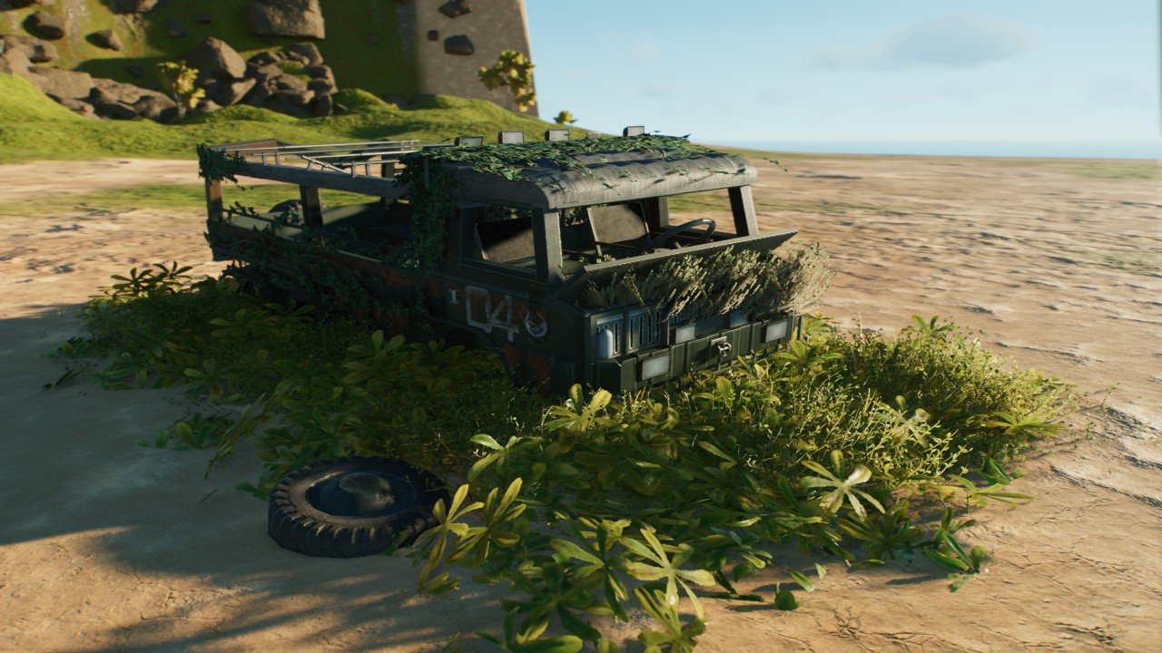 Abandoned Jurassic World Tour Vehicle