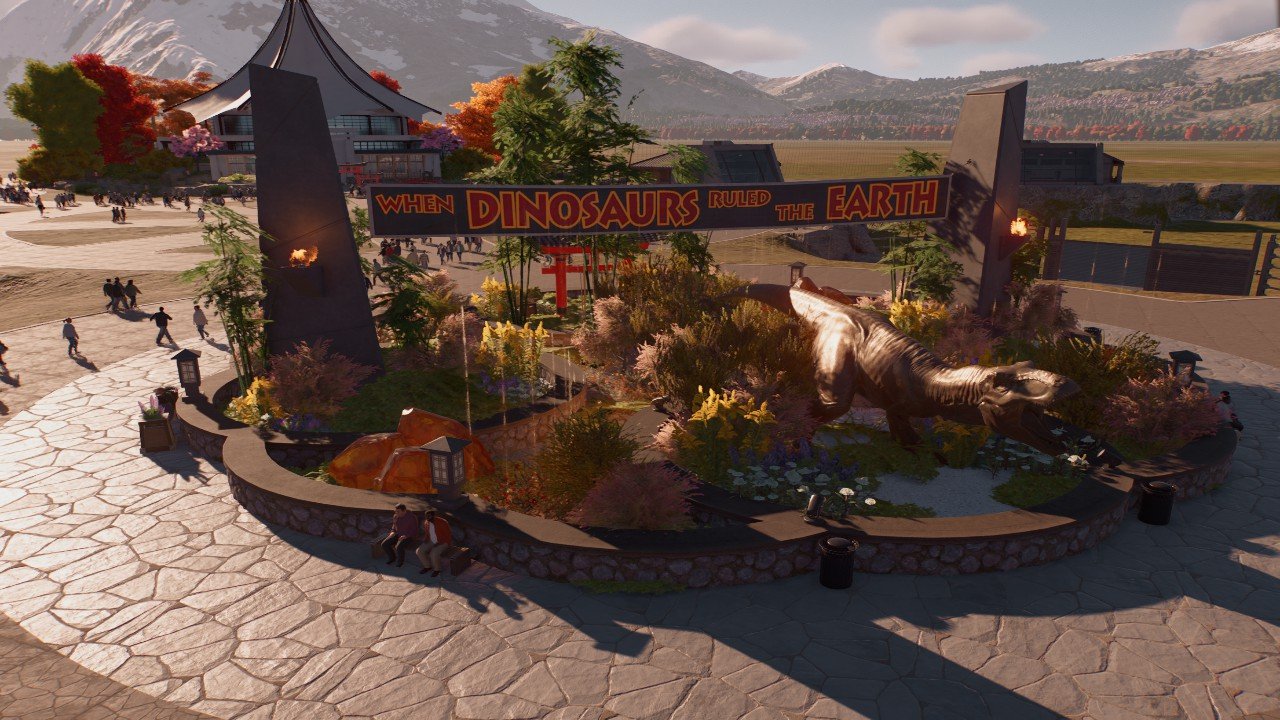 Giant Asian T Rex Garden