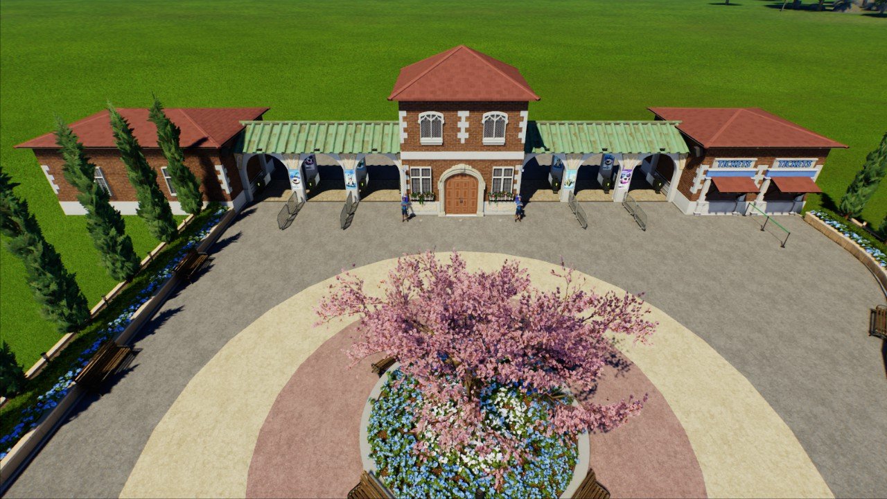 Classic Park Entrance Building
