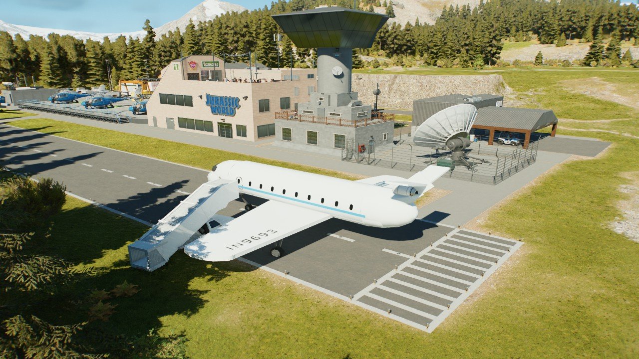 Private Jet - Workshop - Jurassic World Evolution 3