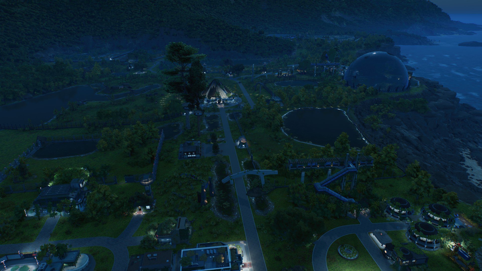Destroyed and abandoned park jw - Workshop - Jurassic World Evolution 3