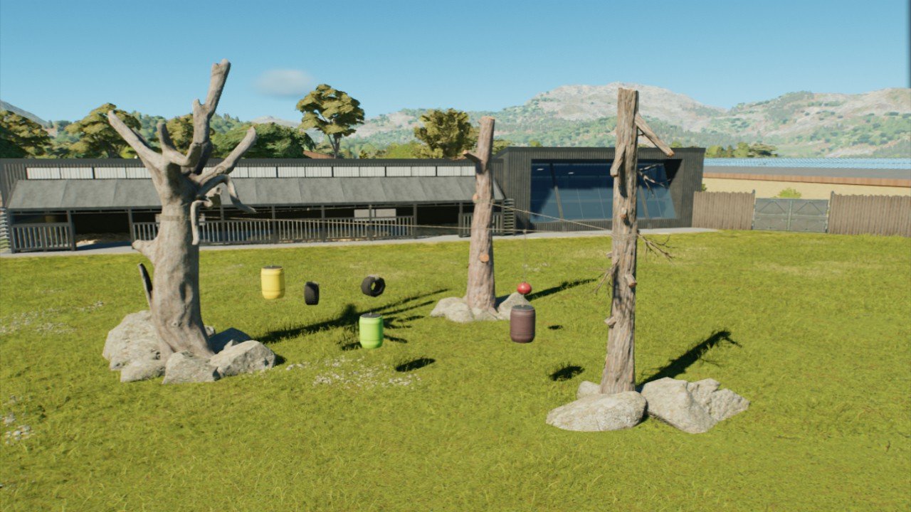 Styracosaurus Hanging Enrichment! 