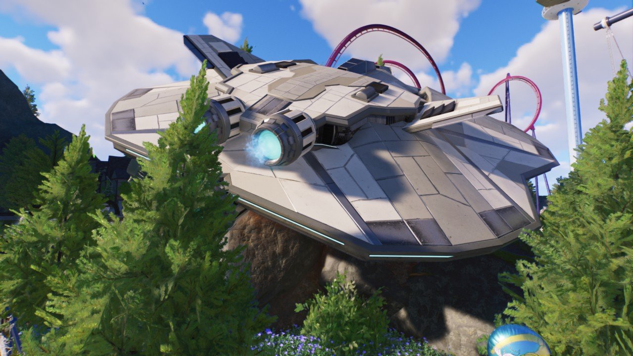 Sci-Fi Plaza decoration