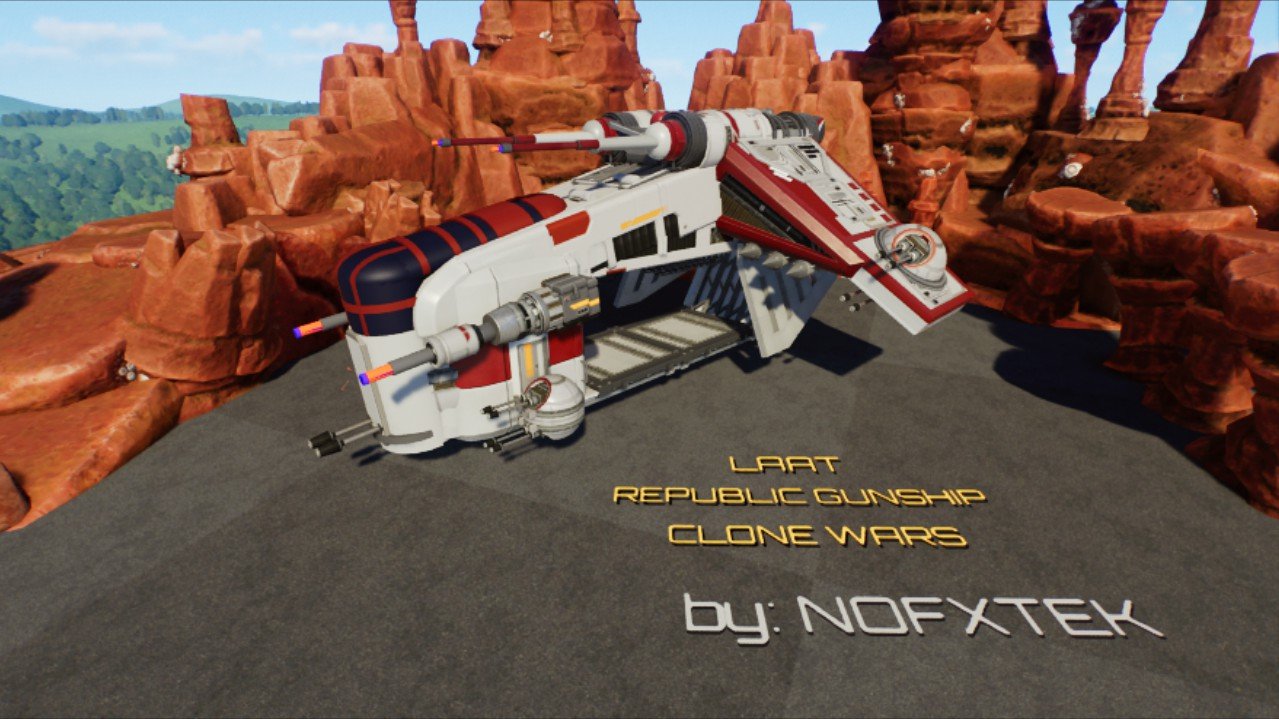 NOFXTEK STAR WARS LAAT REPUBLIC GUNSHIP