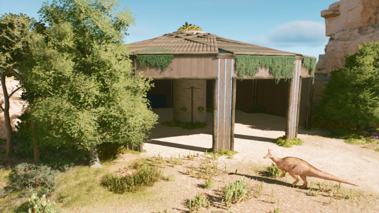 Open Dinosaur Shelter