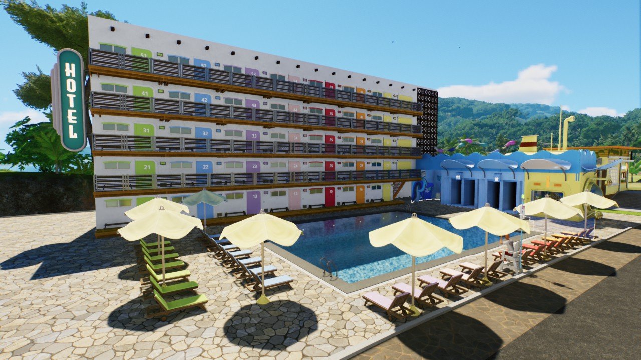 Hotel with facilities