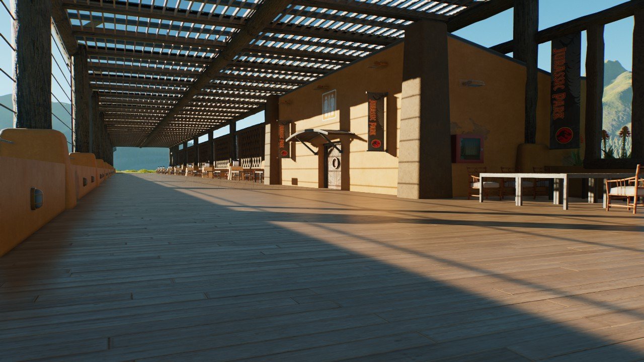 Fence walkway and viewpoint