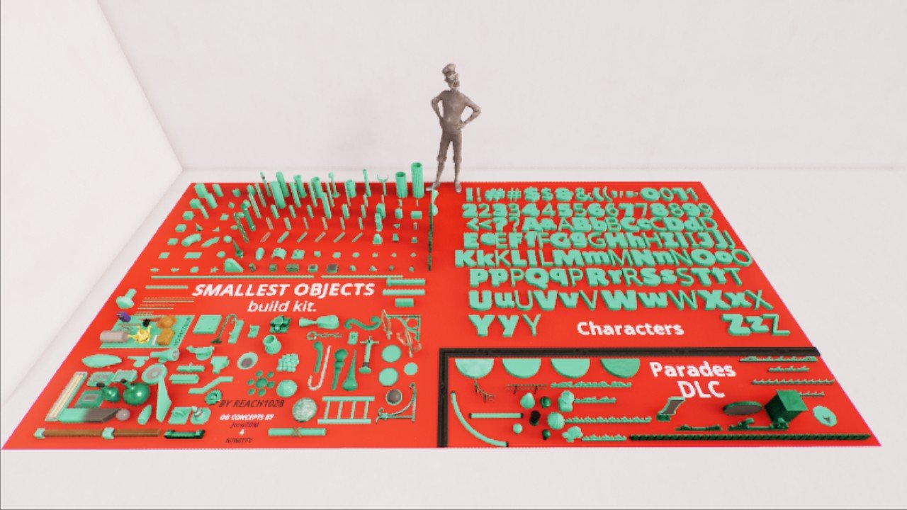 Smallest Objects Build Kit (Parades Update)
