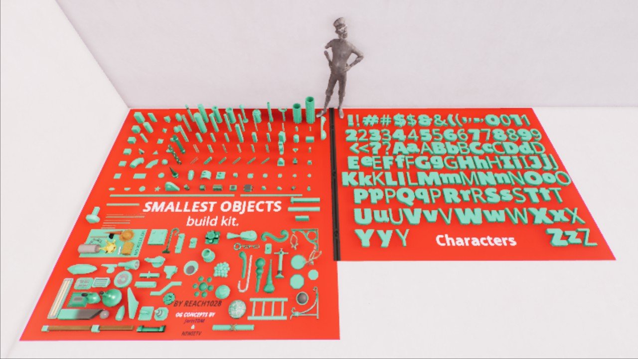 Smallest Objects Build Kit