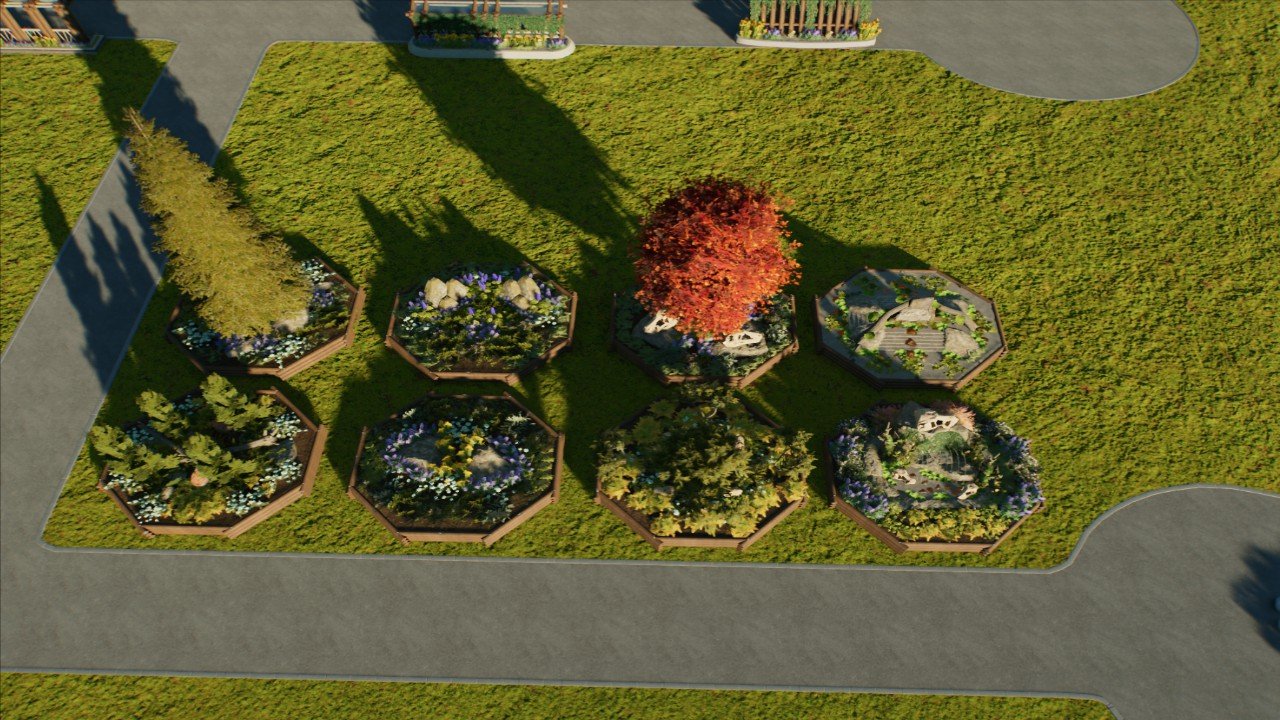 Planters and Fountains, Alpine (Pack 4)