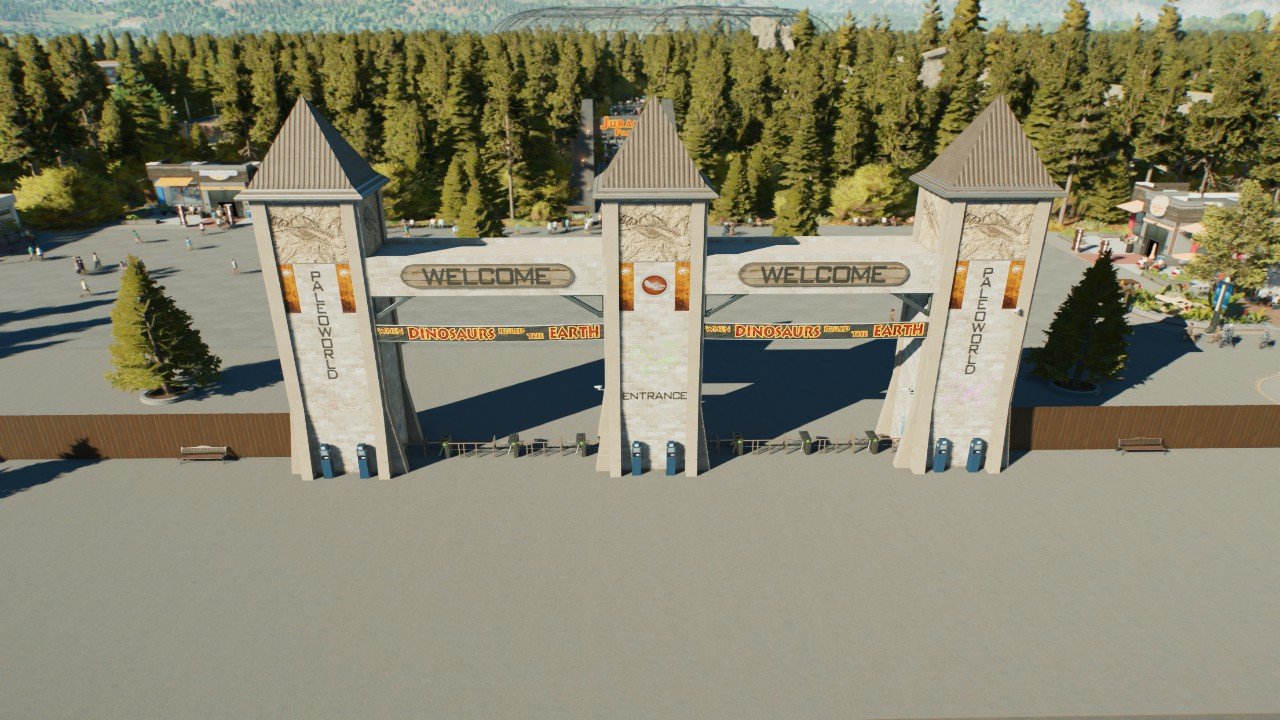 Paleoworld Entrance Archway