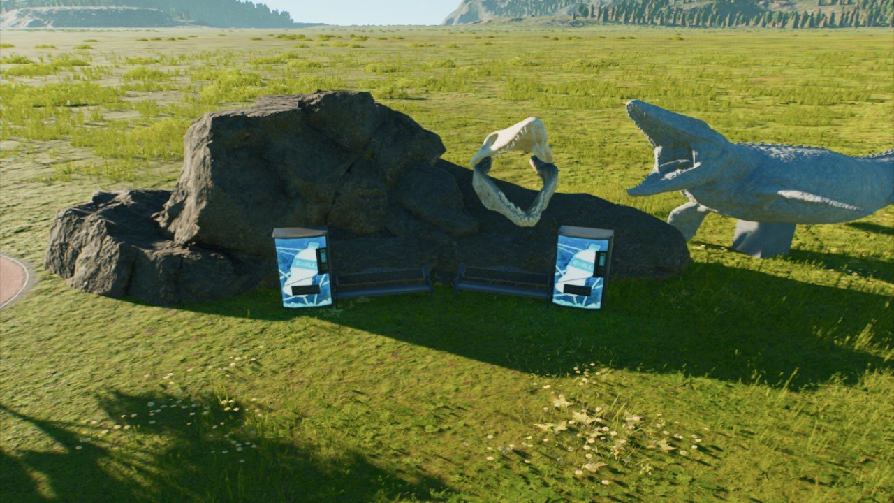 mosasaurus bench - Workshop - Jurassic World Evolution 3
