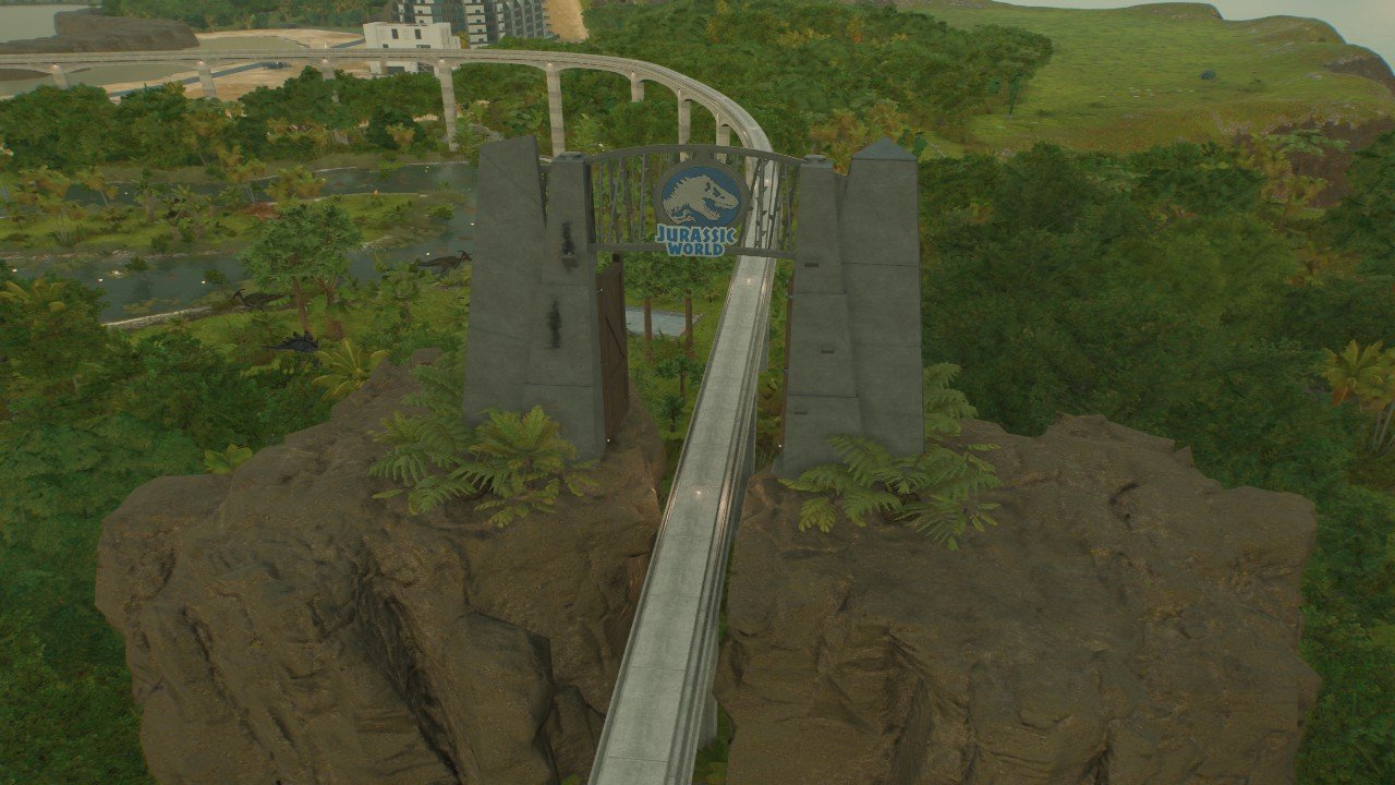 Jurassic world monorail gate - Workshop - Jurassic World Evolution 3