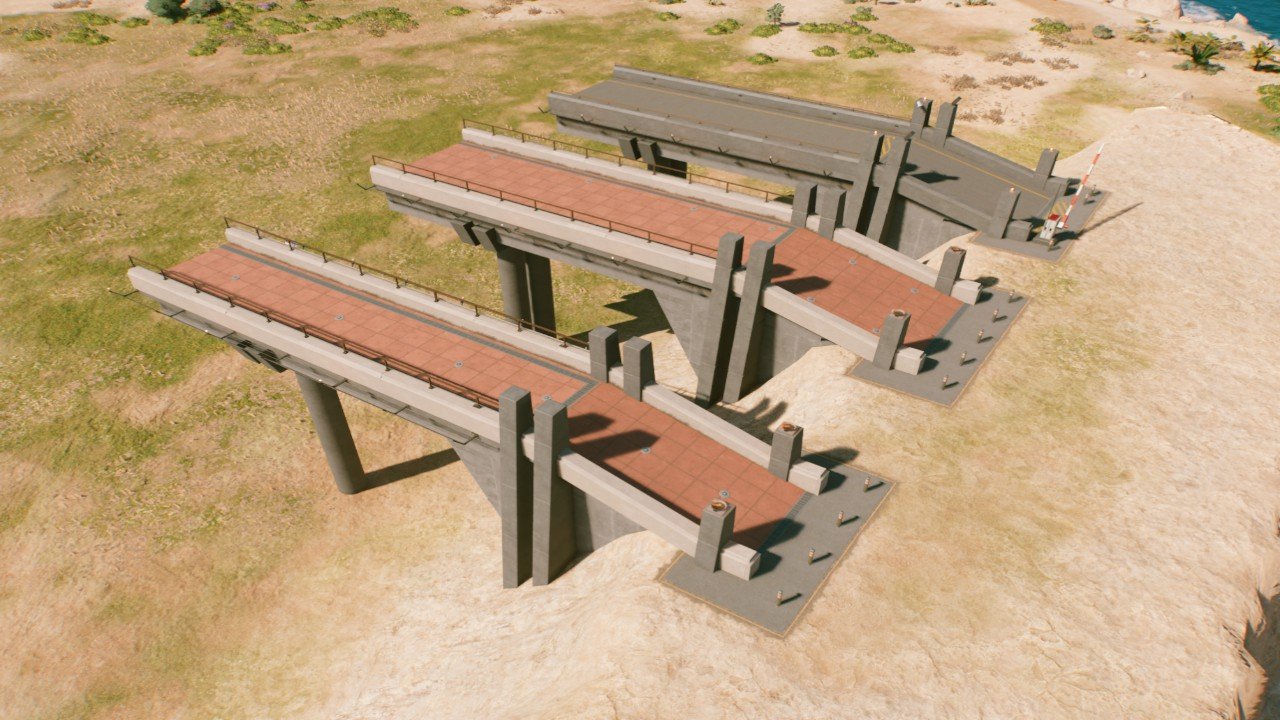Basic Modular Bridges - Workshop - Jurassic World Evolution 3
