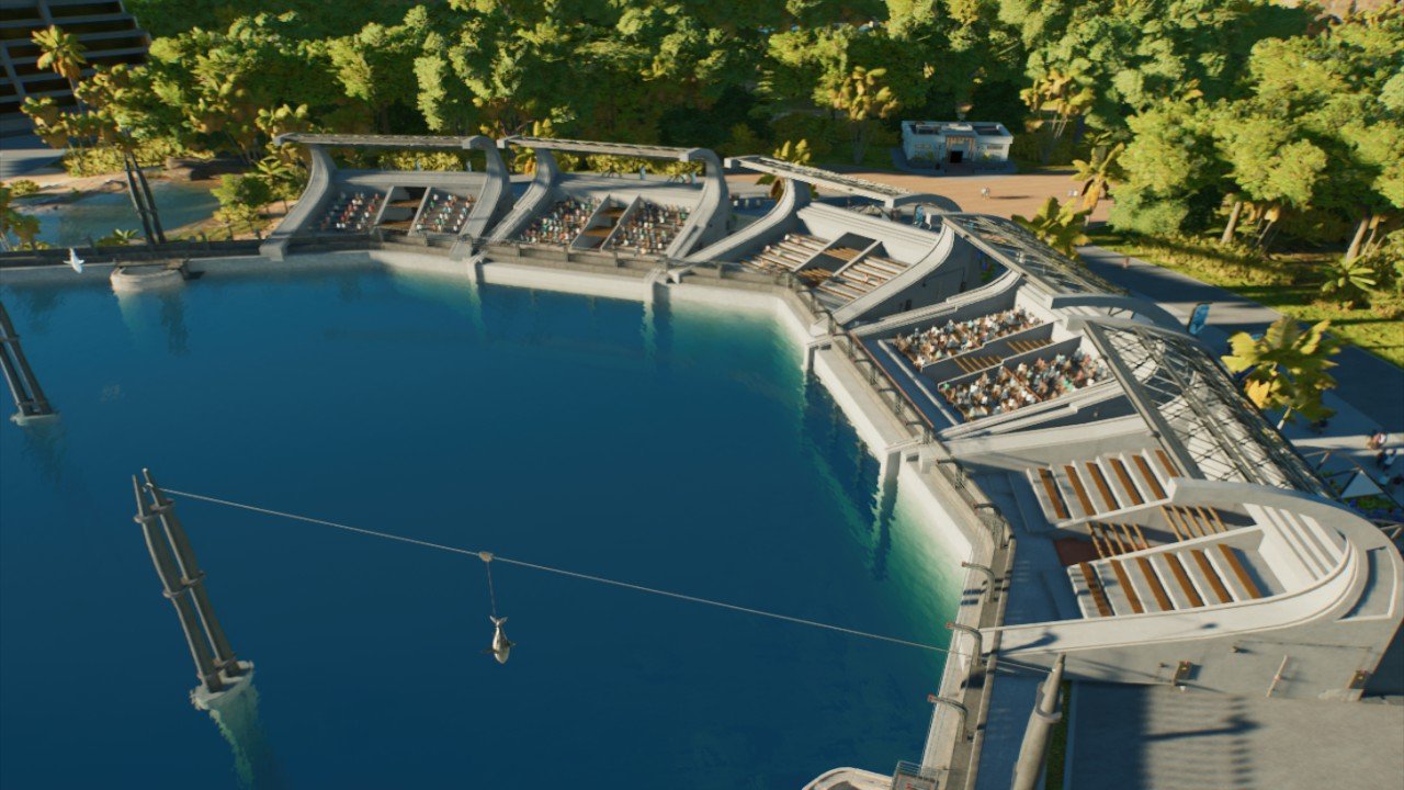 JW Lagoon Viewing Galleries - Workshop - Jurassic World Evolution 3