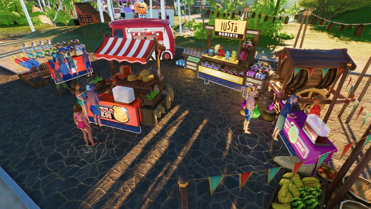 Market: food, drink, shop