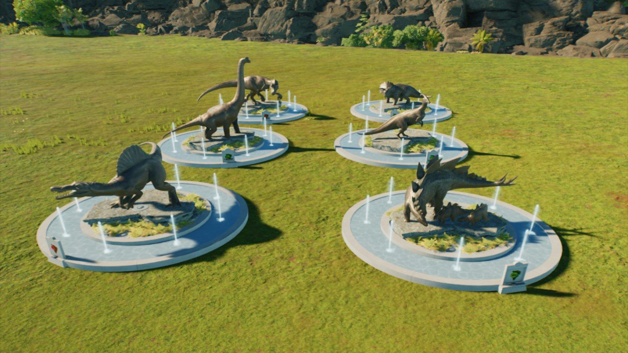 Large Dinosaur Fountain Pack - Workshop - Jurassic World Evolution 3
