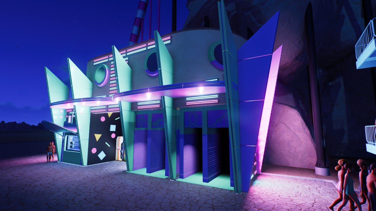 80s facilities booth