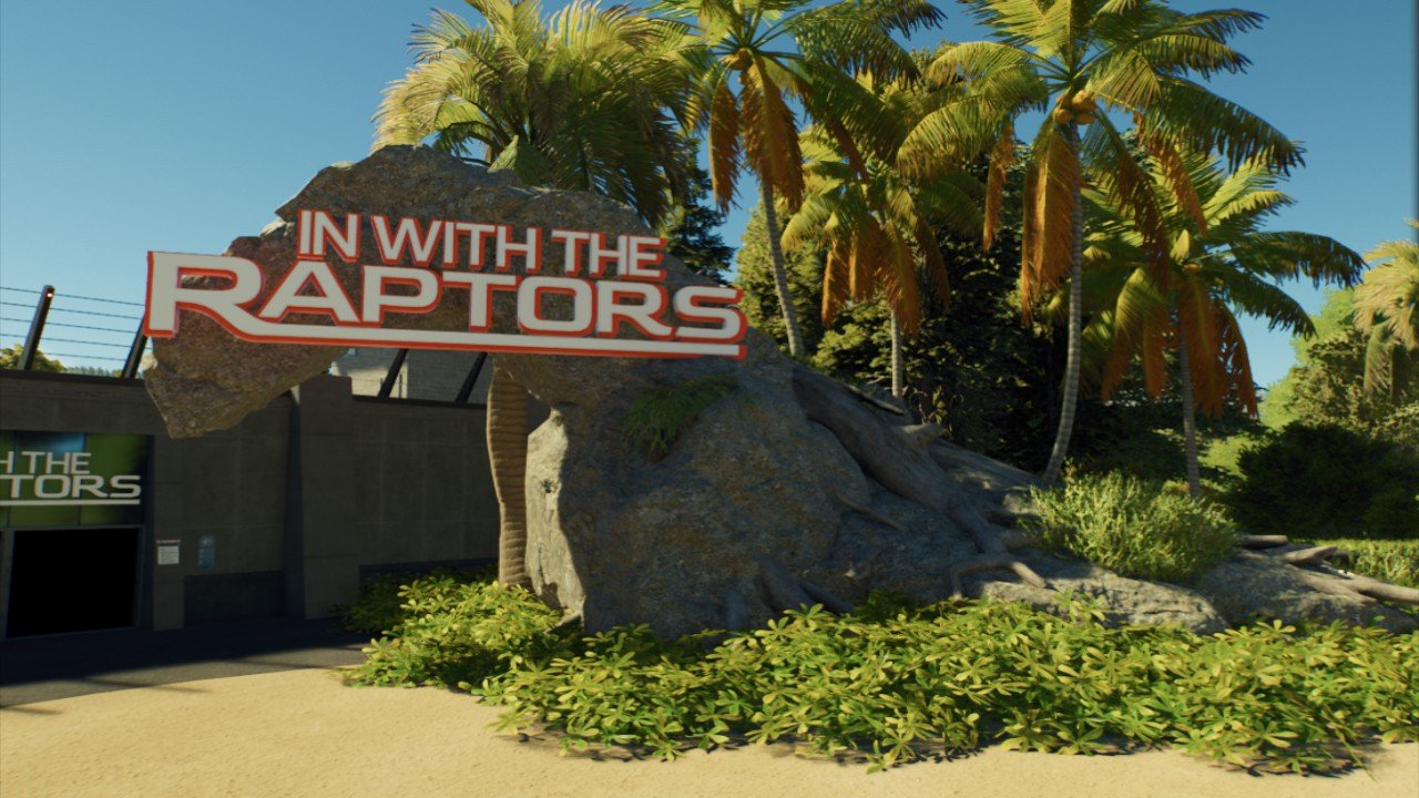 In With The Raptors sign by ZSHplays