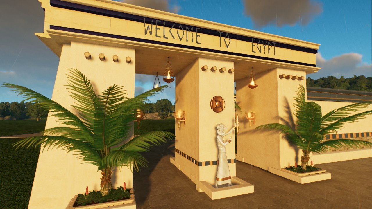 Entrance for Egypt