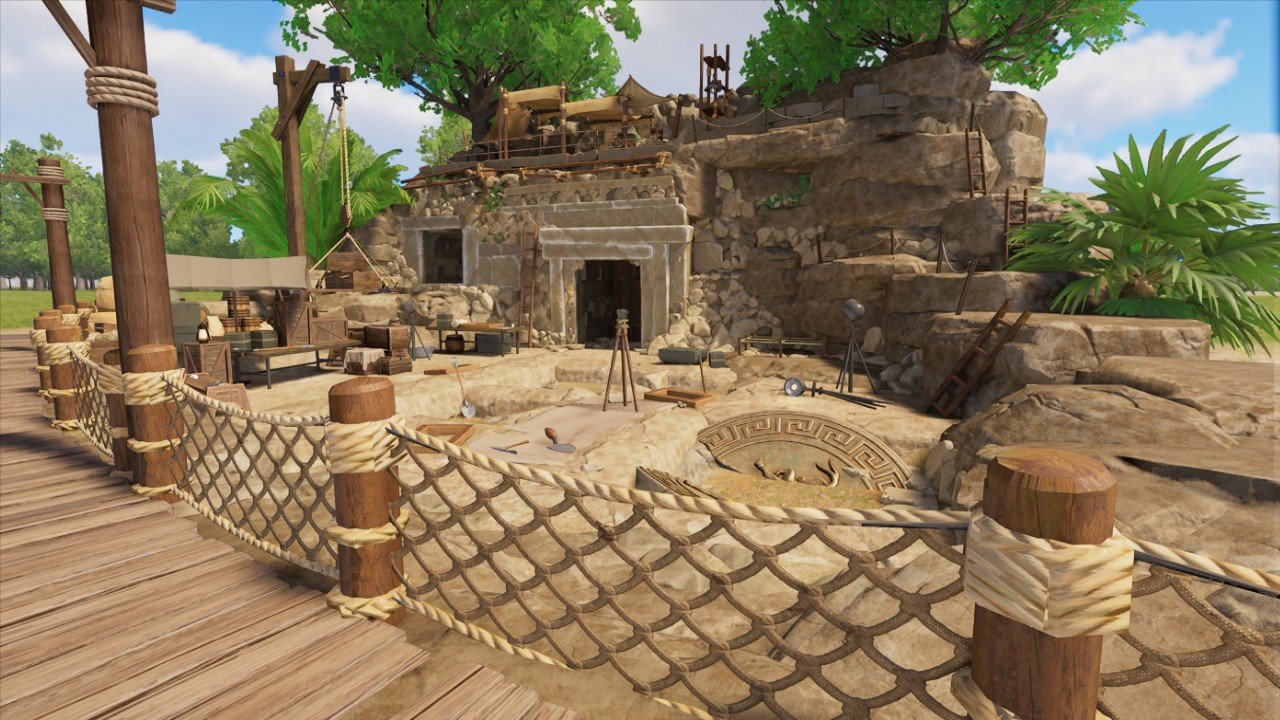 Archaeologist Queue Scenery