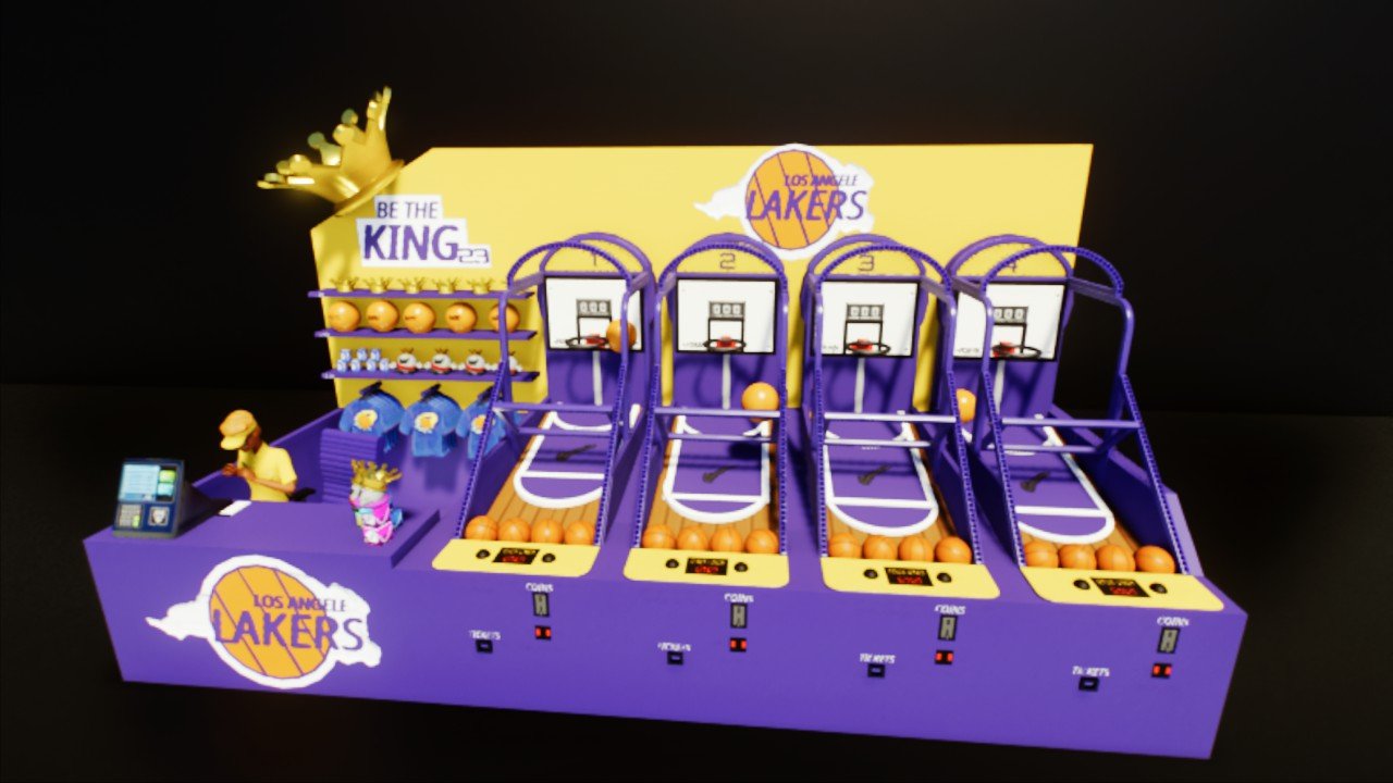 LA Lakers Basketball Arcade