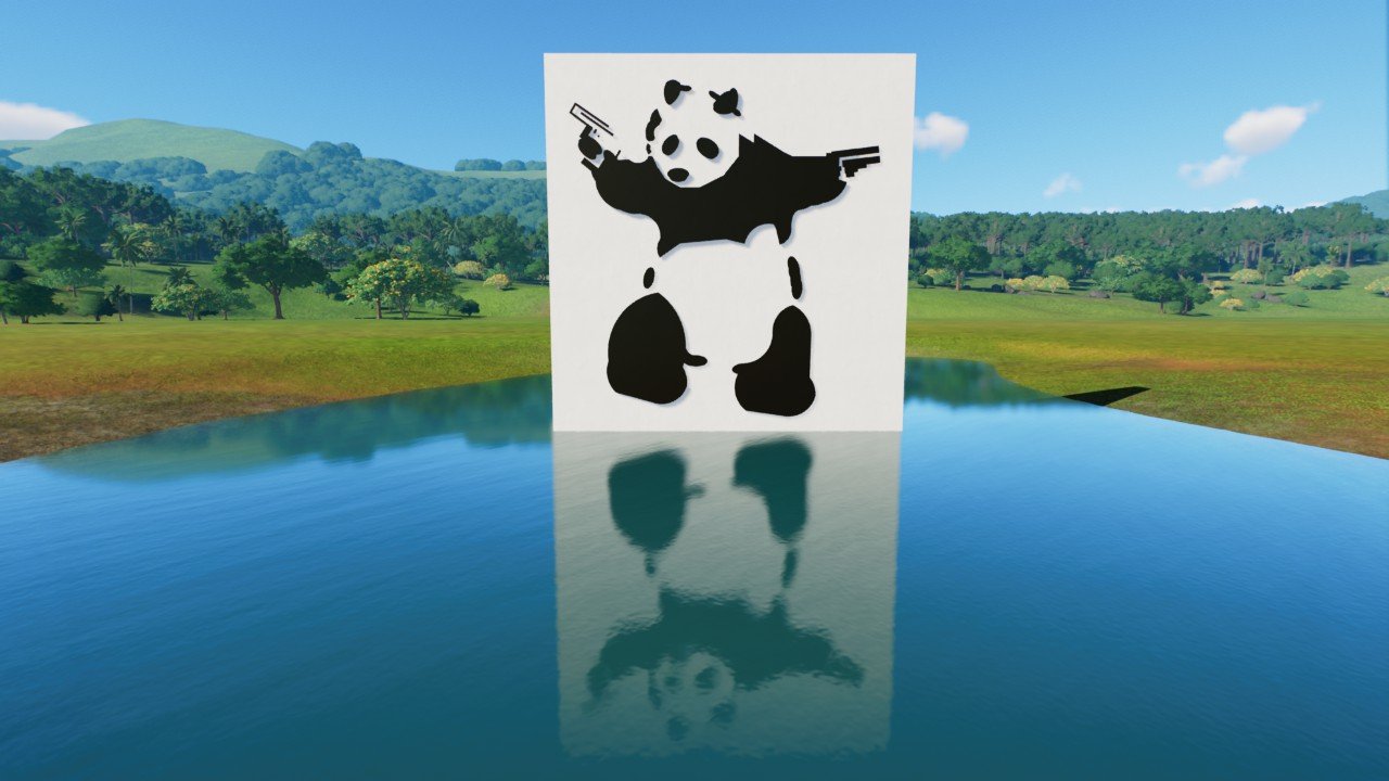 Banksy: Panda with guns
