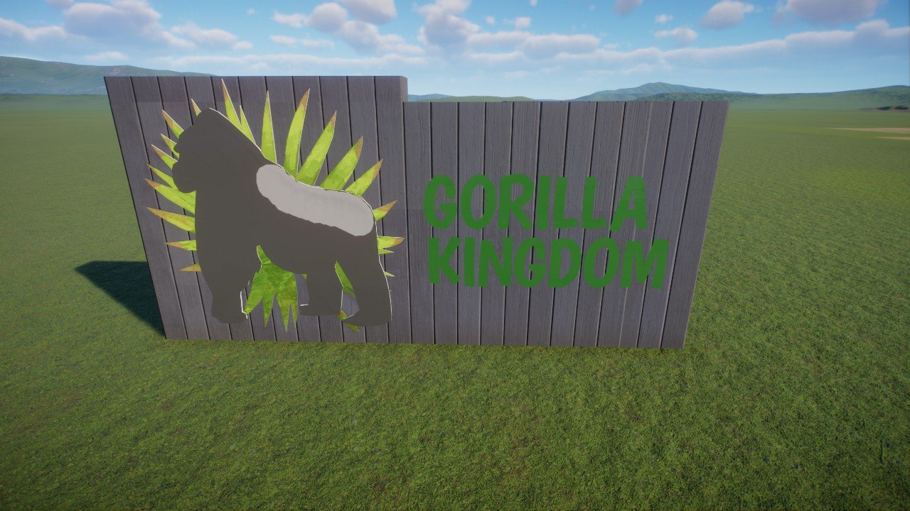 Gorilla Sign