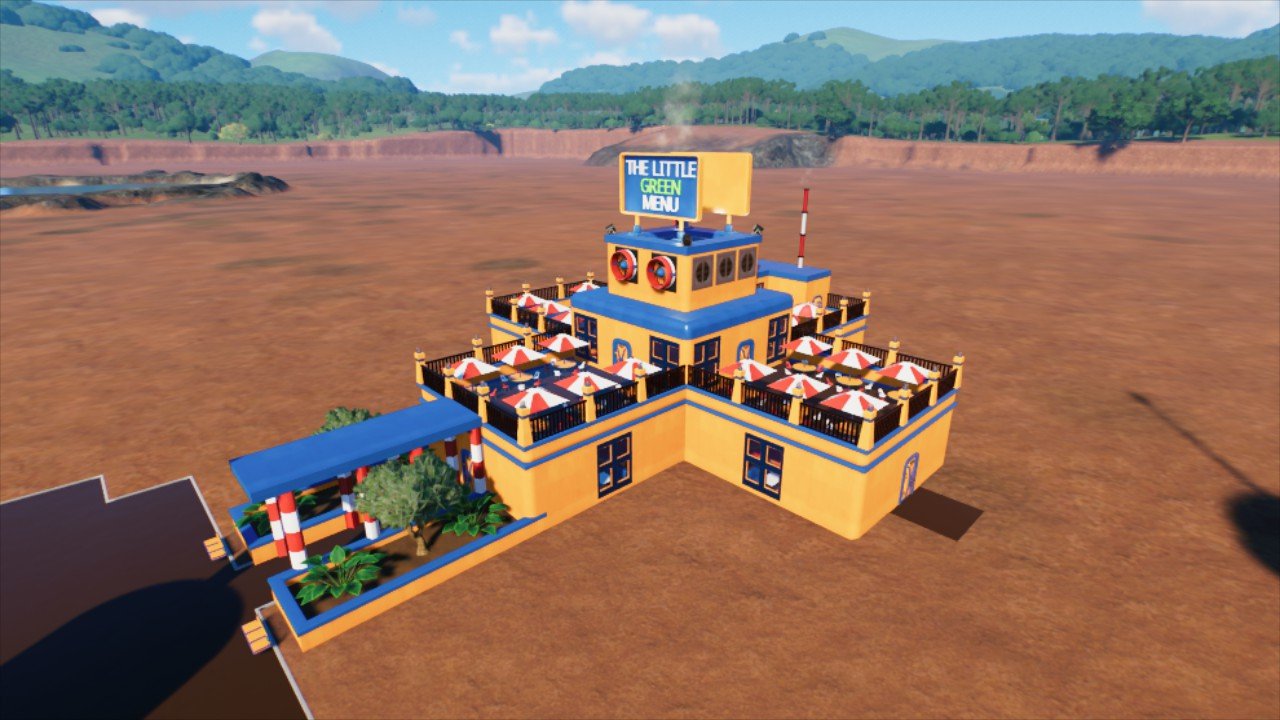 Martian Restaurant - Workshop - Planet Coaster 2