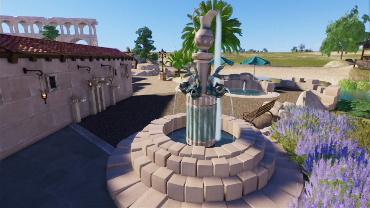 roman fountain