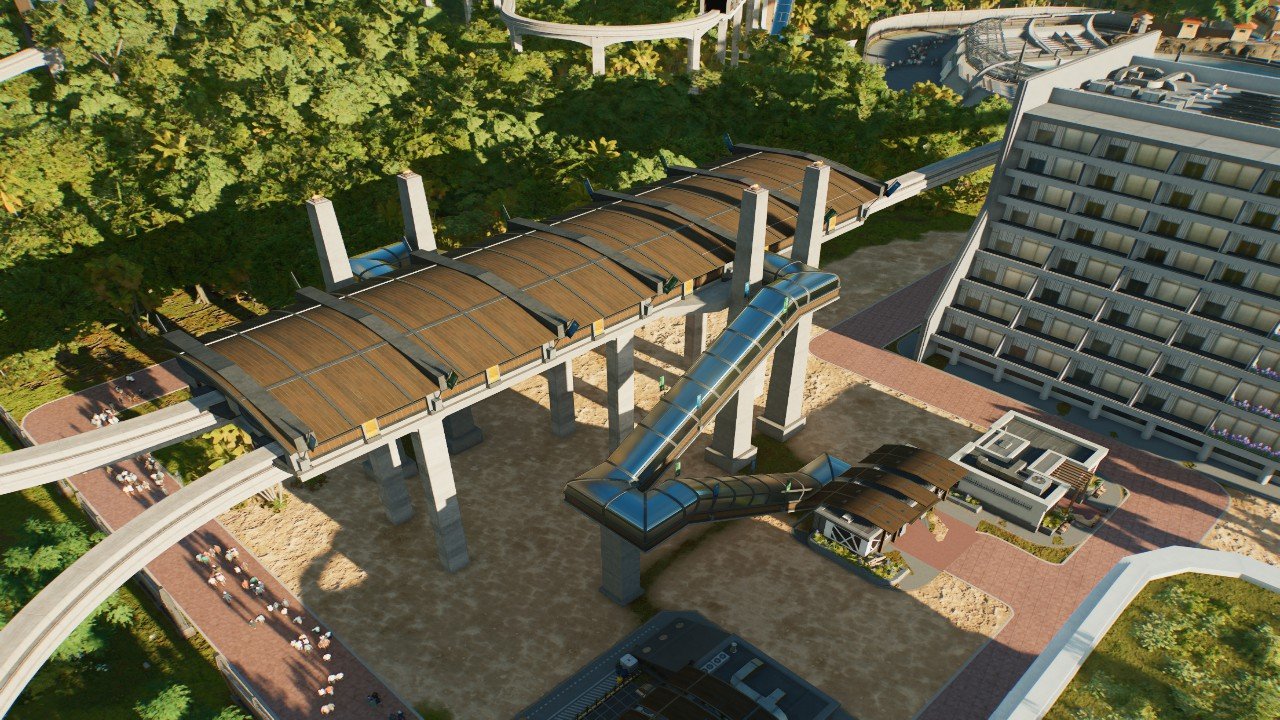 Double Monorail Station