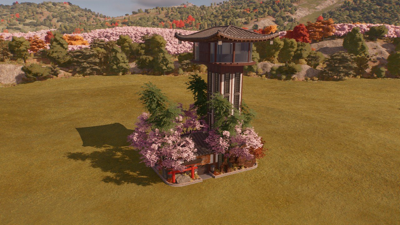 Japan viewing platform - Workshop - Jurassic World Evolution 3