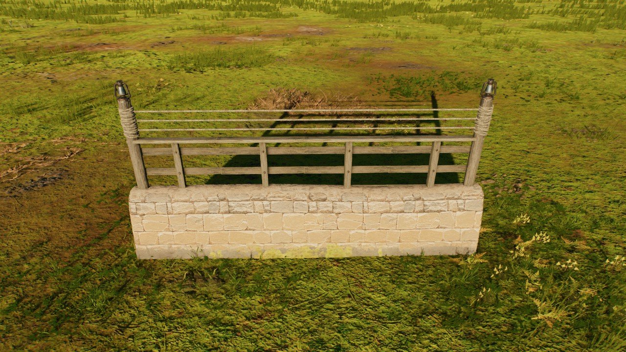 Small wood fence