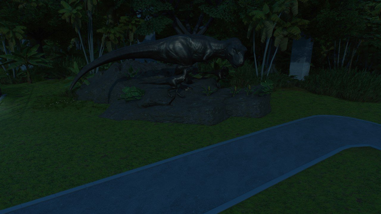 T rex statue - Workshop - Jurassic World Evolution 3