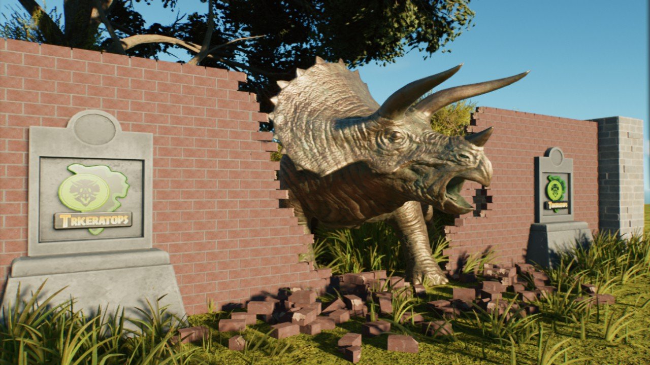 Triceratops VS Brick Wall (Statue Series 5/20)